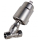 HF - Robinet pneumatic inox corp inclinat