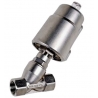 HF - Robinet pneumatic inox corp inclinat