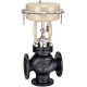 TM10 - Robinet ventil de reglaj cu 3 cai cu actionare pneumatica