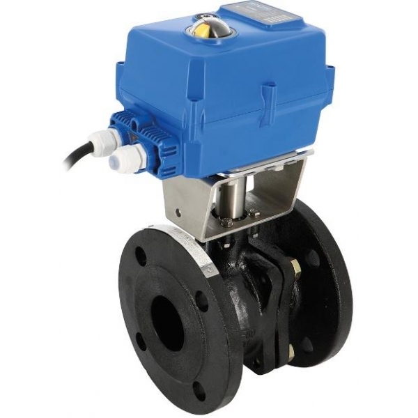 505 + TCR - Robinet sfera fonta cu actionare electrica TCR PN16