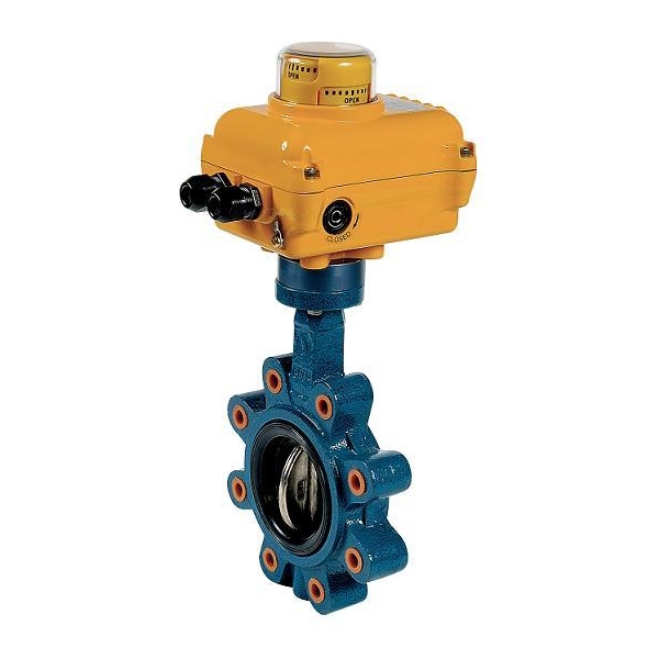 1133 - 1135 + SA - Robinet fluture Lug cu actionare electrica SA