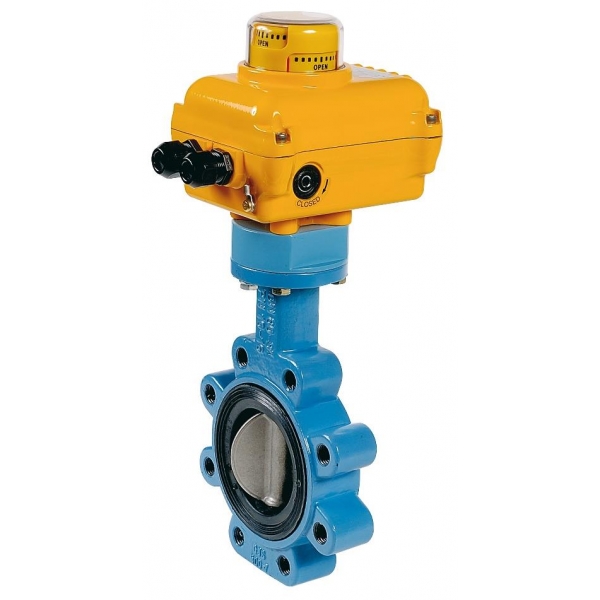 1160 - 1164 + SA - Robinet fluture Lug cu actionare electrica SA