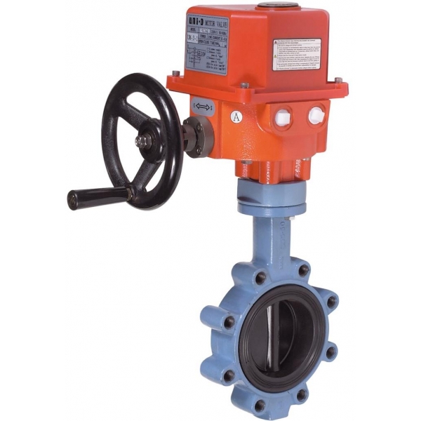 1160-1164 + UV - Robinet fluture cu actionare electrica UV