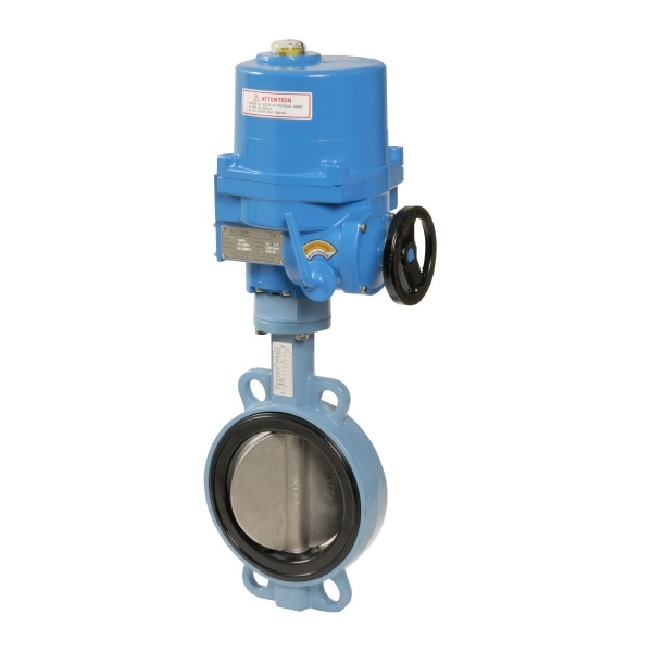 1150-1158 + NA - Robinet fluture cu actionare electrica NA