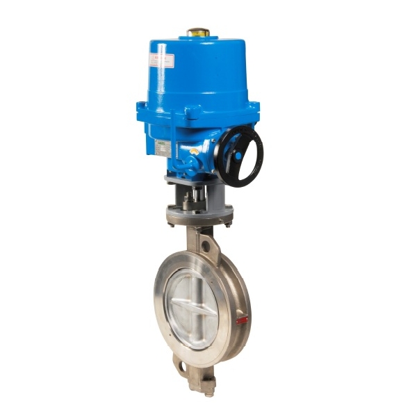 1113 - 1114 + NA - Robinet fluture dublu excentric cu actionare electrica NA