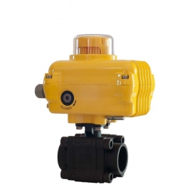 702-703+SA - Robinet sfera 3 piese PN137 cu actionare electrica SA