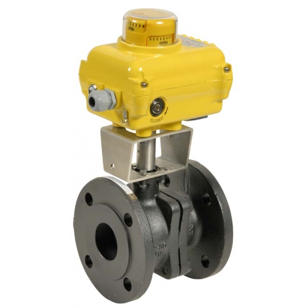 505-507+SA - Robinet sfera fonta cu actionare electrica SA