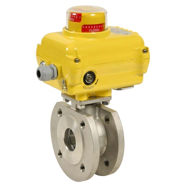 771-SA - Robinet sfera Wafer inox cu actionare electrica SA