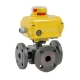 783+SA - Robinet sfera 3 cai cu actionare electrica SA