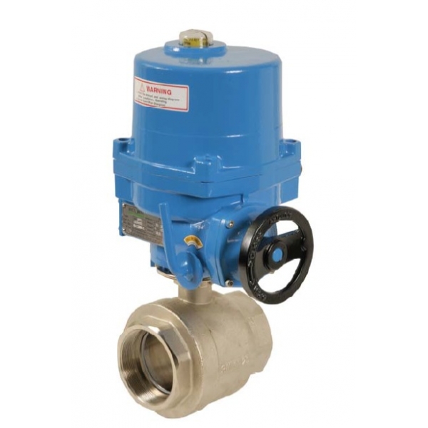 502+NA - Robinet sfera alama cu actionare electrica NA