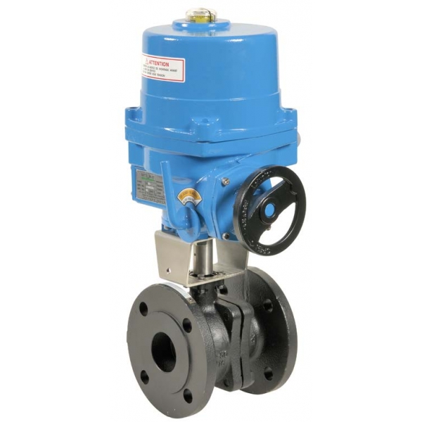 505-507+NA - Robinet sfera fonta cu actionare electrica NA