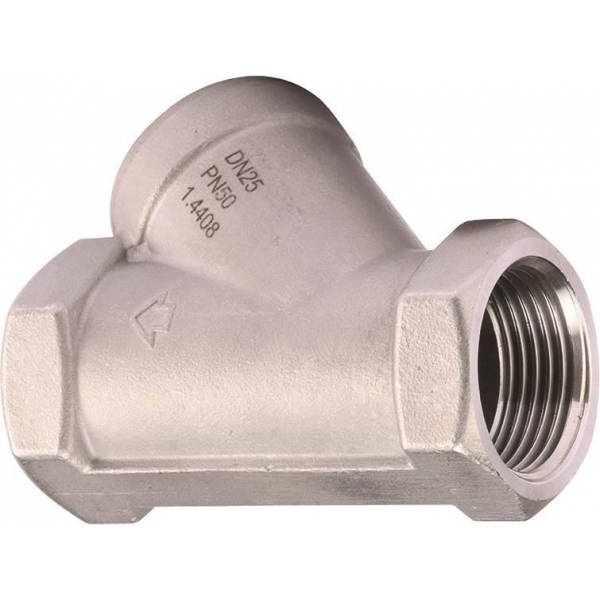 325 - Clapeta inox sens cu piston PN50
