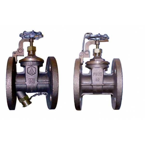 11921 - Robinet sertar bronz flanse PN20