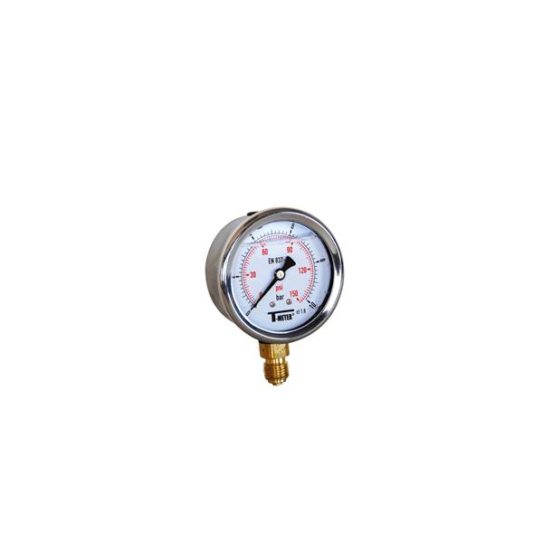 1613 - Manometre glicerina radial d63mm