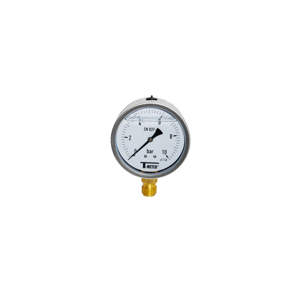 1615 - Manometre glicerina radial d100mm