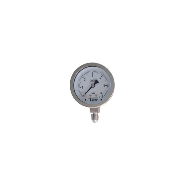 1616 - Manometre total inox radiale d63mm