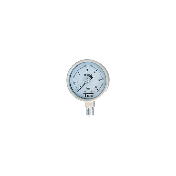 1617 - Manometre total inox radiale d100mm