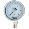 1617 - Manometre total inox radiale d100mm