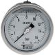 1628 - Manometre glicerina total inox axiale d100mm