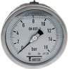 1628 - Manometre glicerina total inox axiale d100mm