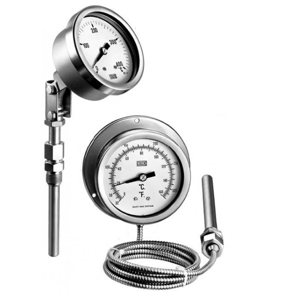 Termometre inox cu capilar