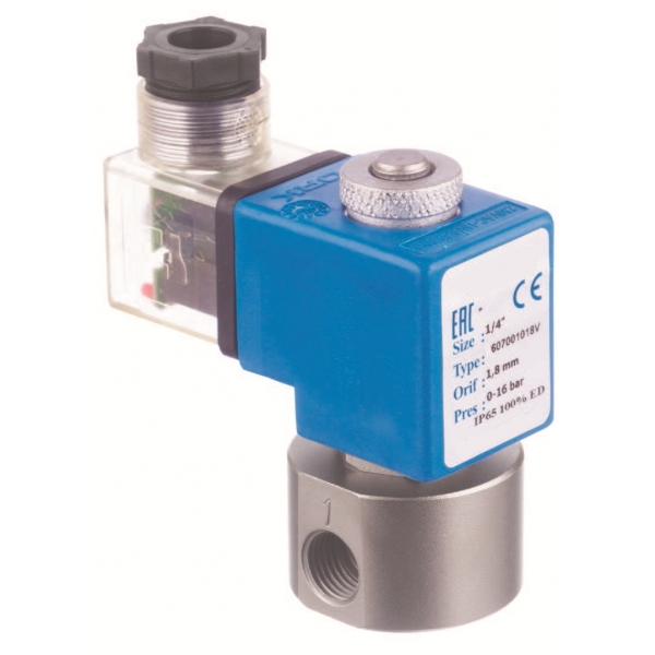 6070 - Electroventil inox normal inchis