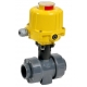 C200 - Robinet sfera PVC-U - PP - PVDF cu actionare electrica