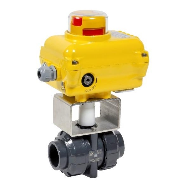 CL1 - Robinet sfera PVC-U cu actionare electrica